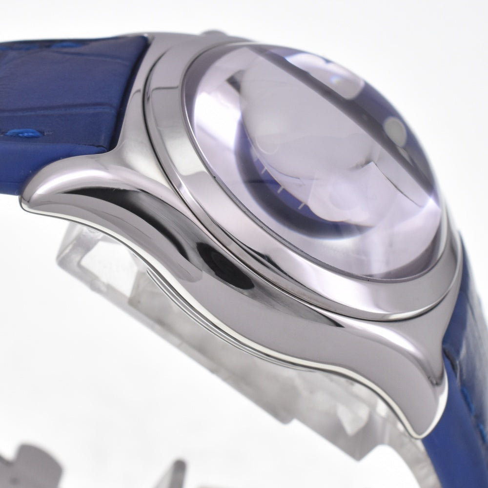 with paper CORUM Bubble 1.4" 196.250.20 Chronograph Date Blue/Silver/ Dial Quartz Ladies
 Watch D#142240