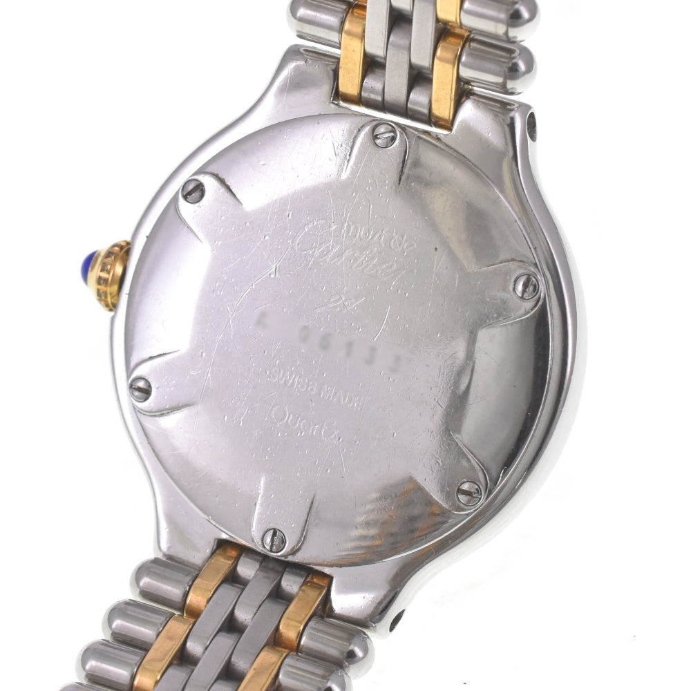 CARTIER Must21 Vantian Stainless Steel/Gold Plated Ivory Dial Quartz Ladies
 Watch D#142242