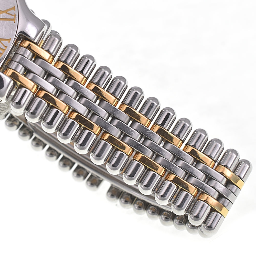 CARTIER Must21 Vantian Stainless Steel/Gold Plated Ivory Dial Quartz Ladies
 Watch D#142242