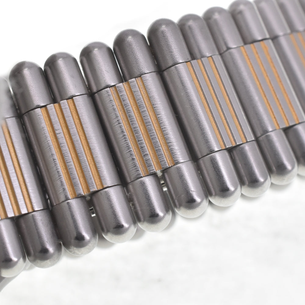 CARTIER Must21 Vantian LM 83090171 Stainless Steel/Gold Plated Ivory Dial Quartz Men's
 Watch D#142244