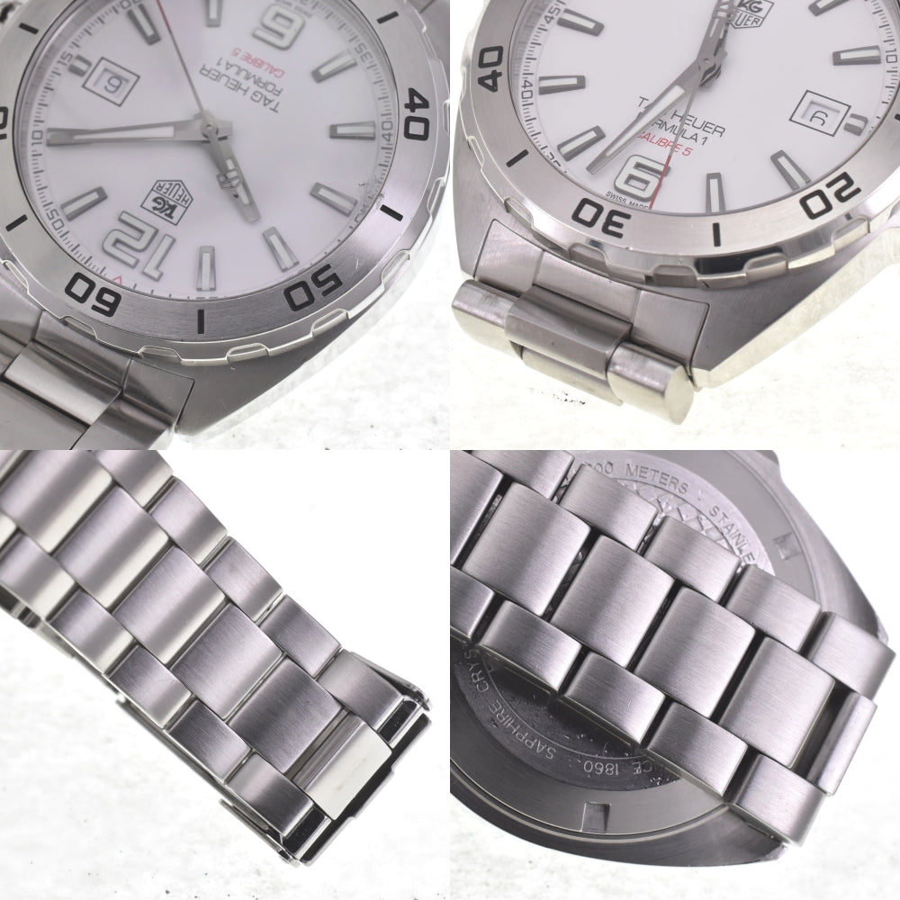 TAG HEUER Formula 1 WAZ2114 Caliber 5 white Dial Automatic Men's
 Watch I#142251