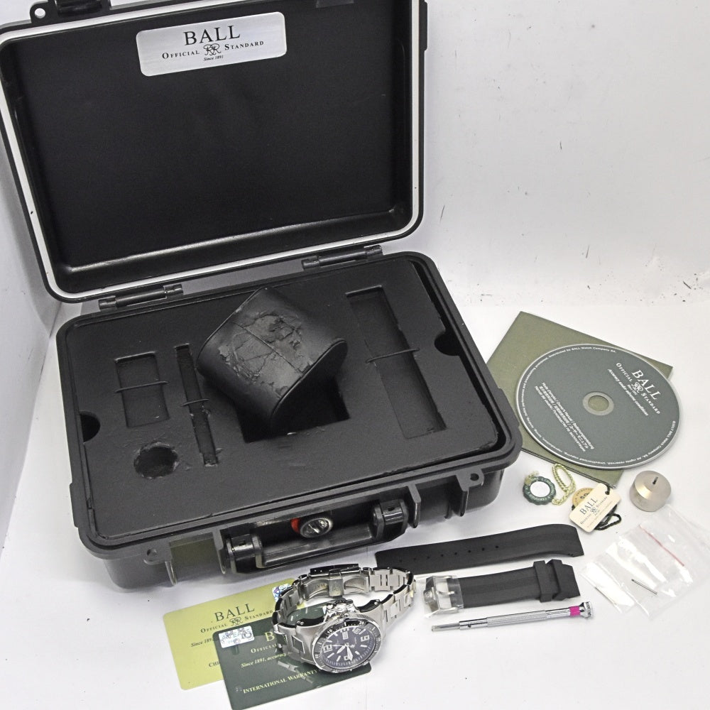 with paper BALLWATCH Engineer Hydrocarbon Airborn DM2076C-S1CAL-BK black Dial Automatic Men's
 Watch D#142252