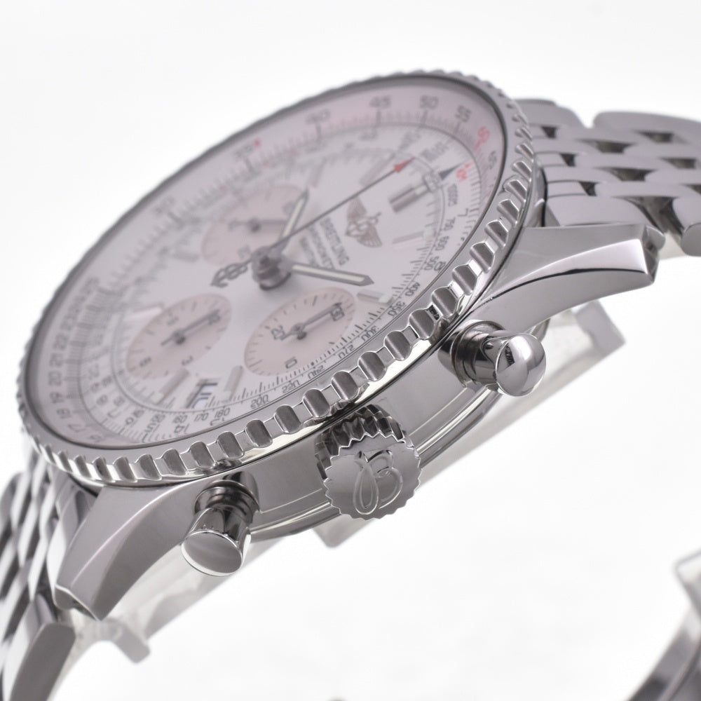 BREITLING Navi timer A23322 Chronograph Date Silver Dial Automatic Men's
 Watch G#142266