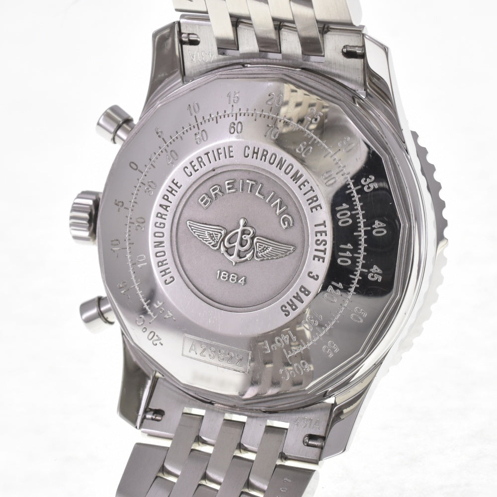 BREITLING Navi timer A23322 Chronograph Date Silver Dial Automatic Men's
 Watch G#142266