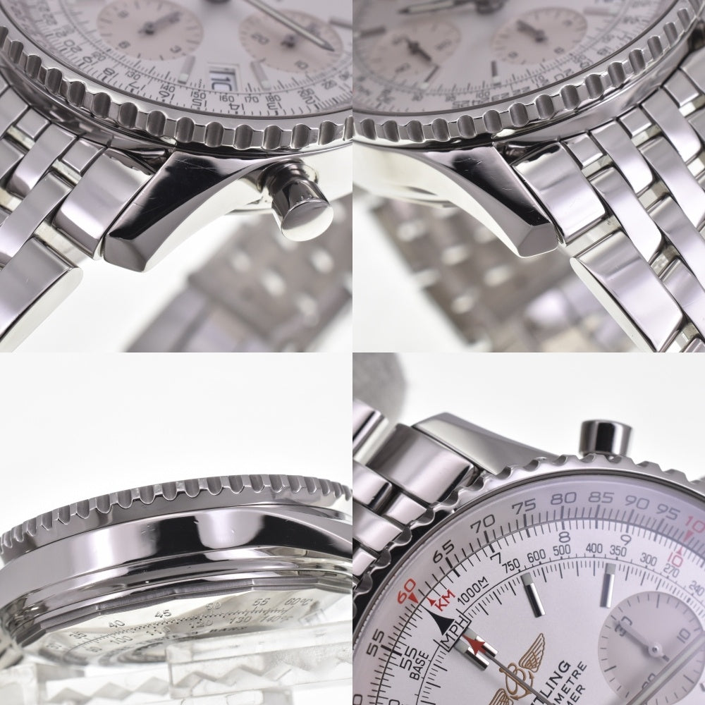 BREITLING Navi timer A23322 Chronograph Date Silver Dial Automatic Men's
 Watch G#142266