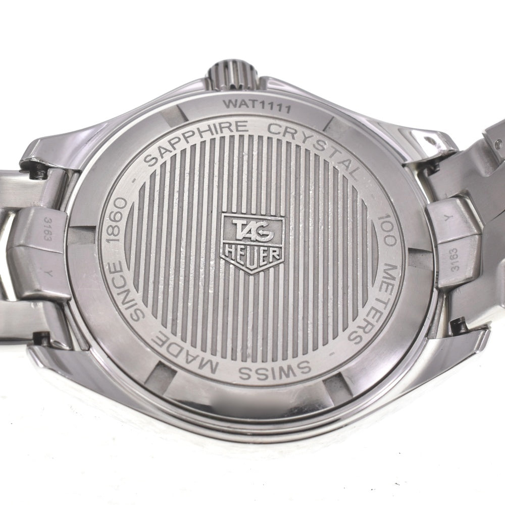 with paper TAG HEUER Link WAT1111.BA0950 Date Silver Dial Quartz Men's
 Watch G#142267