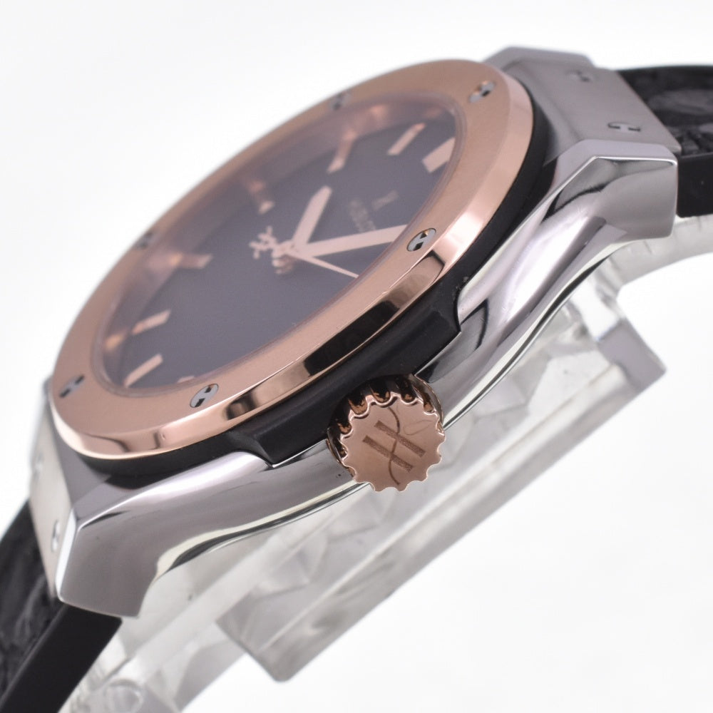 with paper HUBLOT Classic fusion 581.N0.1181.RX black Dial Quartz Ladies
 Watch H#142271