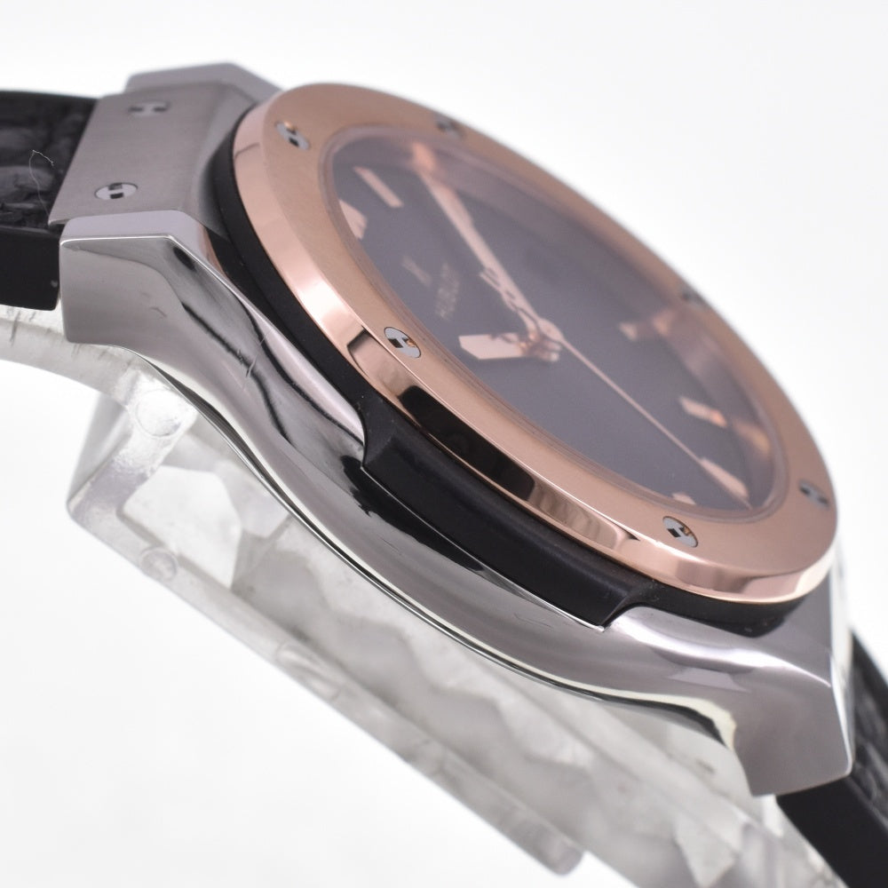 with paper HUBLOT Classic fusion 581.N0.1181.RX black Dial Quartz Ladies
 Watch H#142271