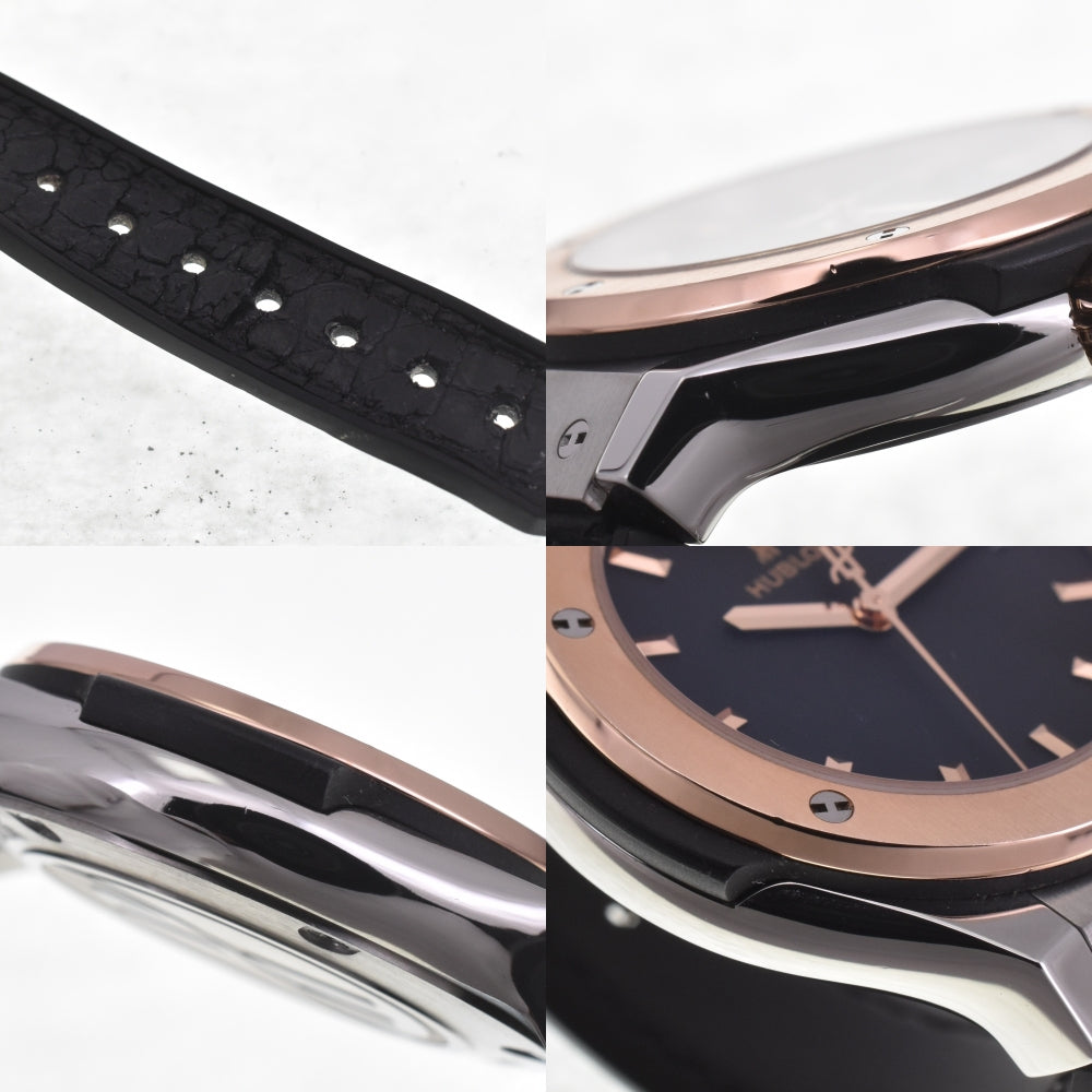 with paper HUBLOT Classic fusion 581.N0.1181.RX black Dial Quartz Ladies
 Watch H#142271