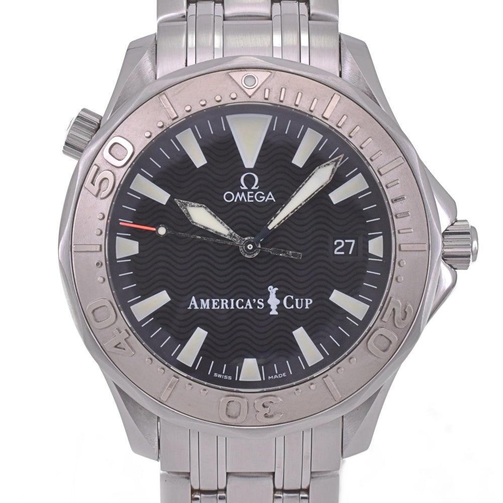 OMEGA Seamaster 300M America's Cup Limited to 9999 pieces 2533.50 WG bezel black Dial Automatic Men's
 Watch G#142273