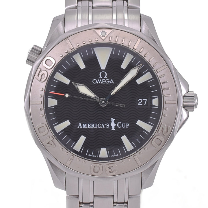 OMEGA Seamaster 300M America's Cup Limited to 9999 pieces 2533.50 WG bezel black Dial Automatic Men's
 Watch G#142273