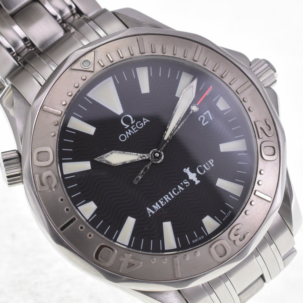 OMEGA Seamaster 300M America's Cup Limited to 9999 pieces 2533.50 WG bezel black Dial Automatic Men's
 Watch G#142273