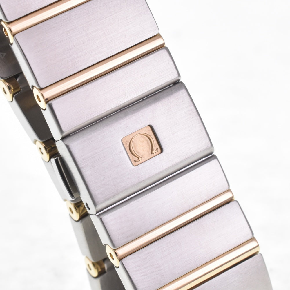 with paper OMEGA Constellation 123.20.35.60.02.00﻿2 Stainless Steel/K18YG Silver Dial Quartz Men's
 Watch G#142275