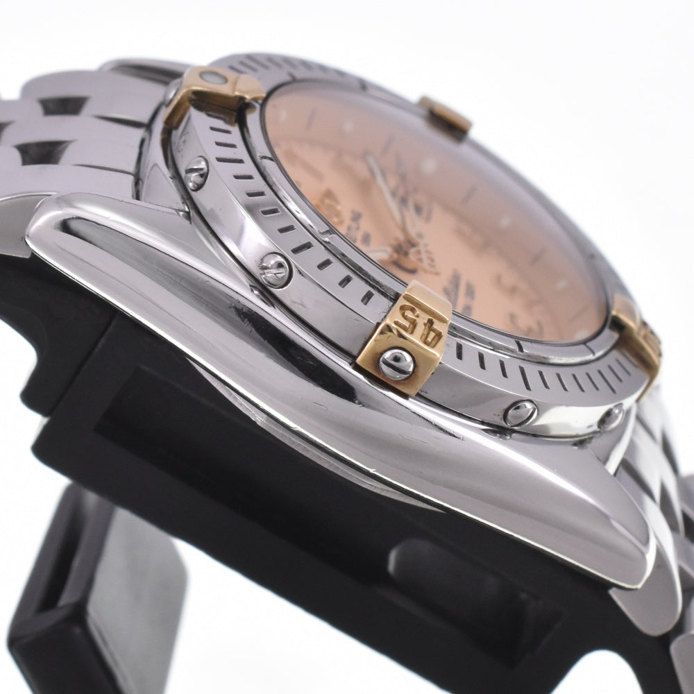 BREITLING Calistino B52345 Date salmon pink Dial Quartz Ladies
 Watch G#142277