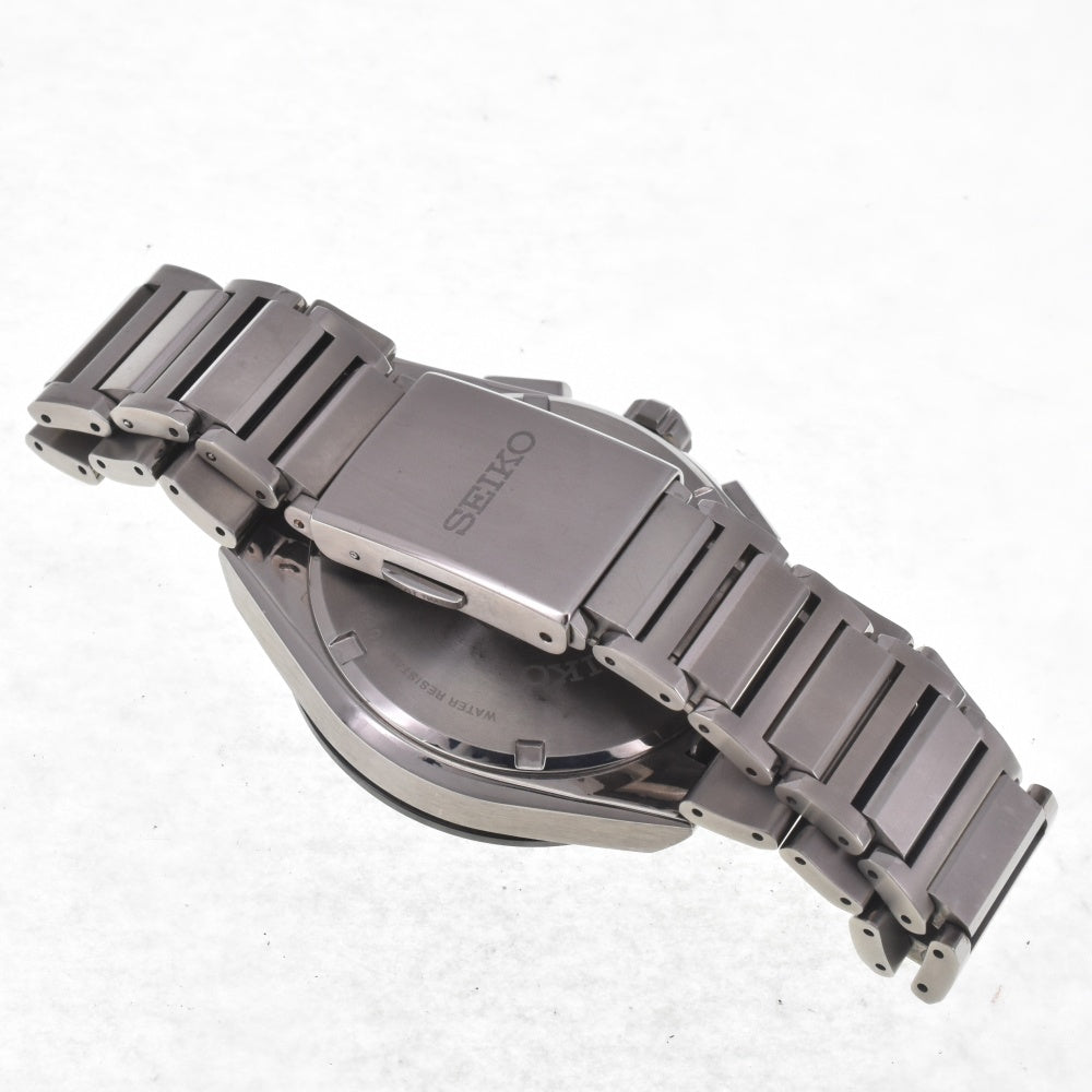 with paper SEIKO Astron Nexter 5X53-0BR0/SBXC109 titanium Blue gray Dial GPS Solar Men's
 Watch G#142278