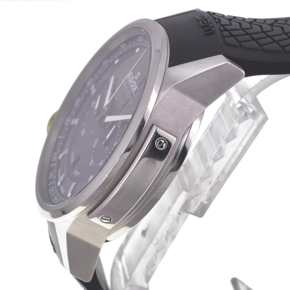 with paper EDOX Extreme Pilot III 10303-TIN-NIN Limited Edition "BAD BOY" black Dial Quartz Men's
 Watch G#142286