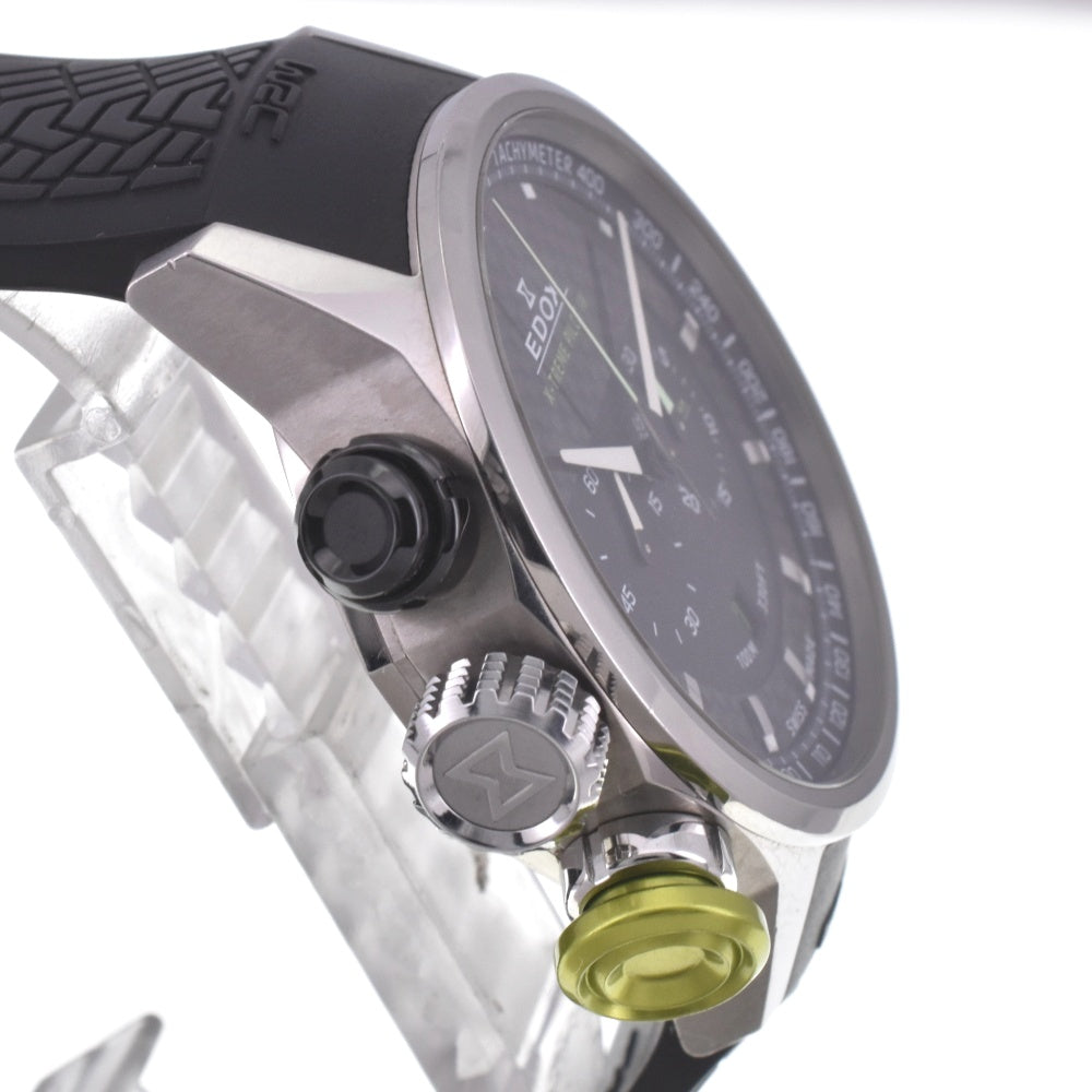 with paper EDOX Extreme Pilot III 10303-TIN-NIN Limited Edition "BAD BOY" black Dial Quartz Men's
 Watch G#142286