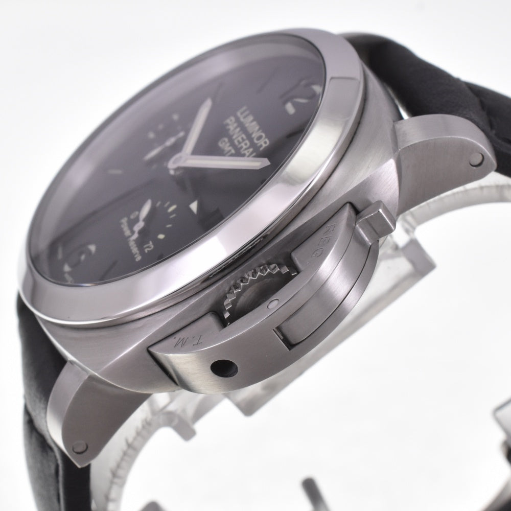 with paper PANERAI Luminor Marina 1950 3 Days PAM00321 GMT Date Power Reserve black Dial Automatic Men's
 Watch H#142288