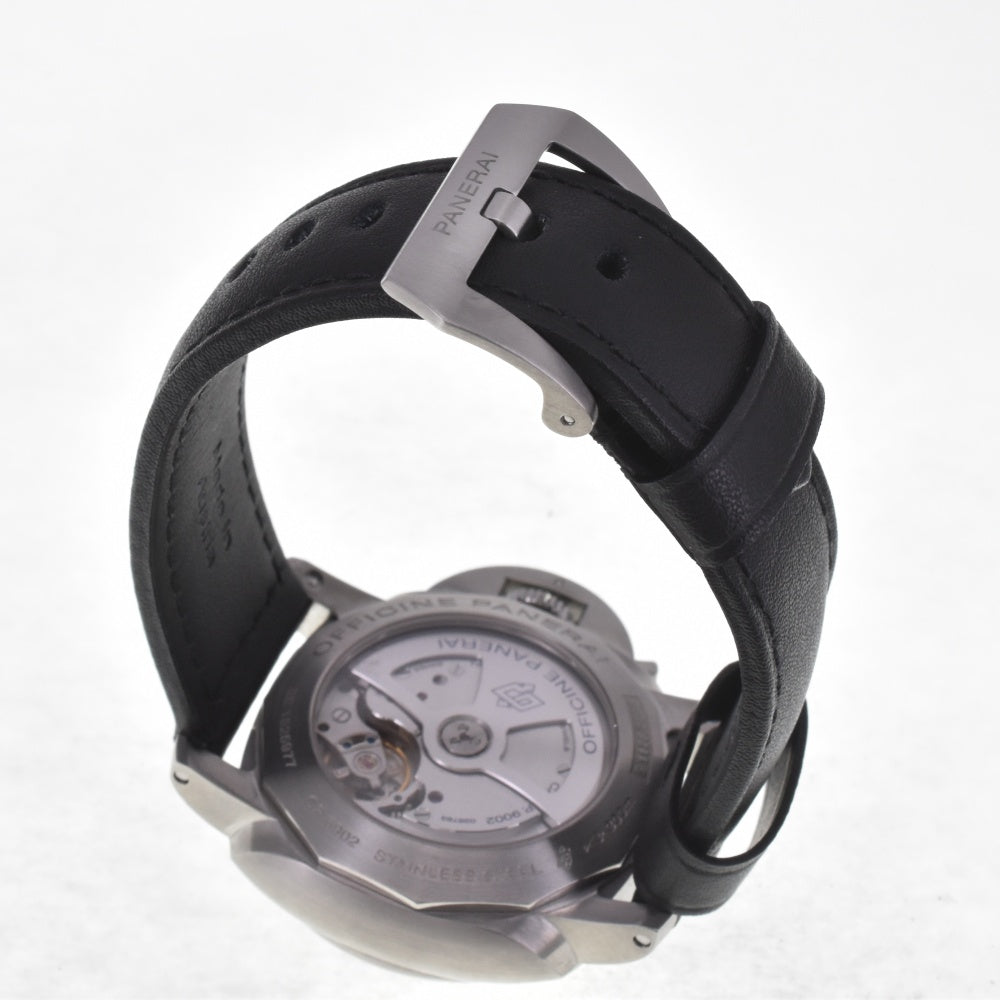 with paper PANERAI Luminor Marina 1950 3 Days PAM00321 GMT Date Power Reserve black Dial Automatic Men's
 Watch H#142288