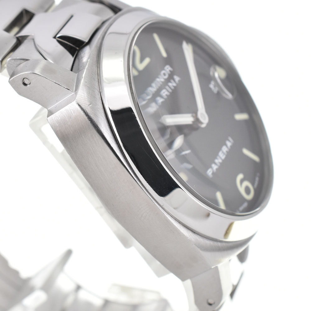 with paper PANERAI Luminor Marina PAM00050 Small second date black Dial Automatic Men's
 Watch O#142289