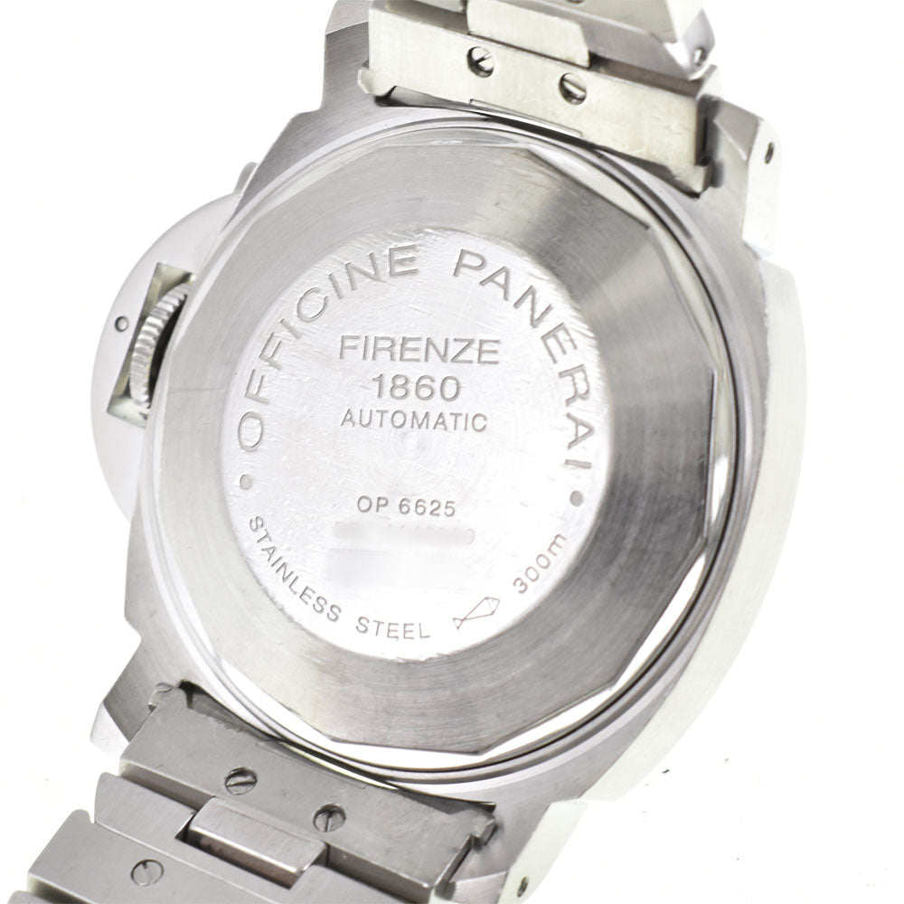 with paper PANERAI Luminor Marina PAM00050 Small second date black Dial Automatic Men's
 Watch O#142289