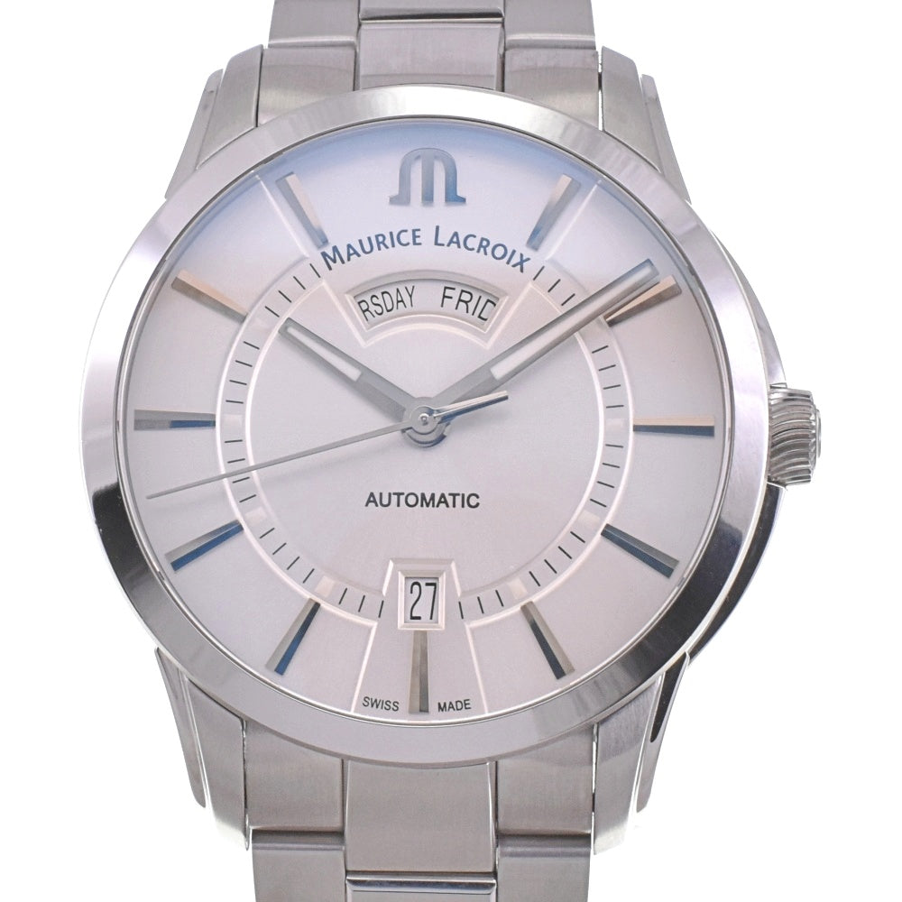 MAURICE LACROIX Pontos PT6358-SS002-130-1 Day date Silver Dial Automatic Men's
 Watch G#142294