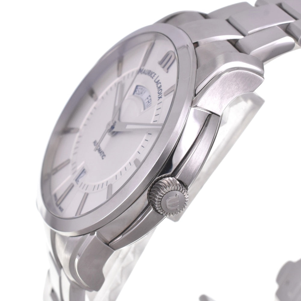 MAURICE LACROIX Pontos PT6358-SS002-130-1 Day date Silver Dial Automatic Men's
 Watch G#142294