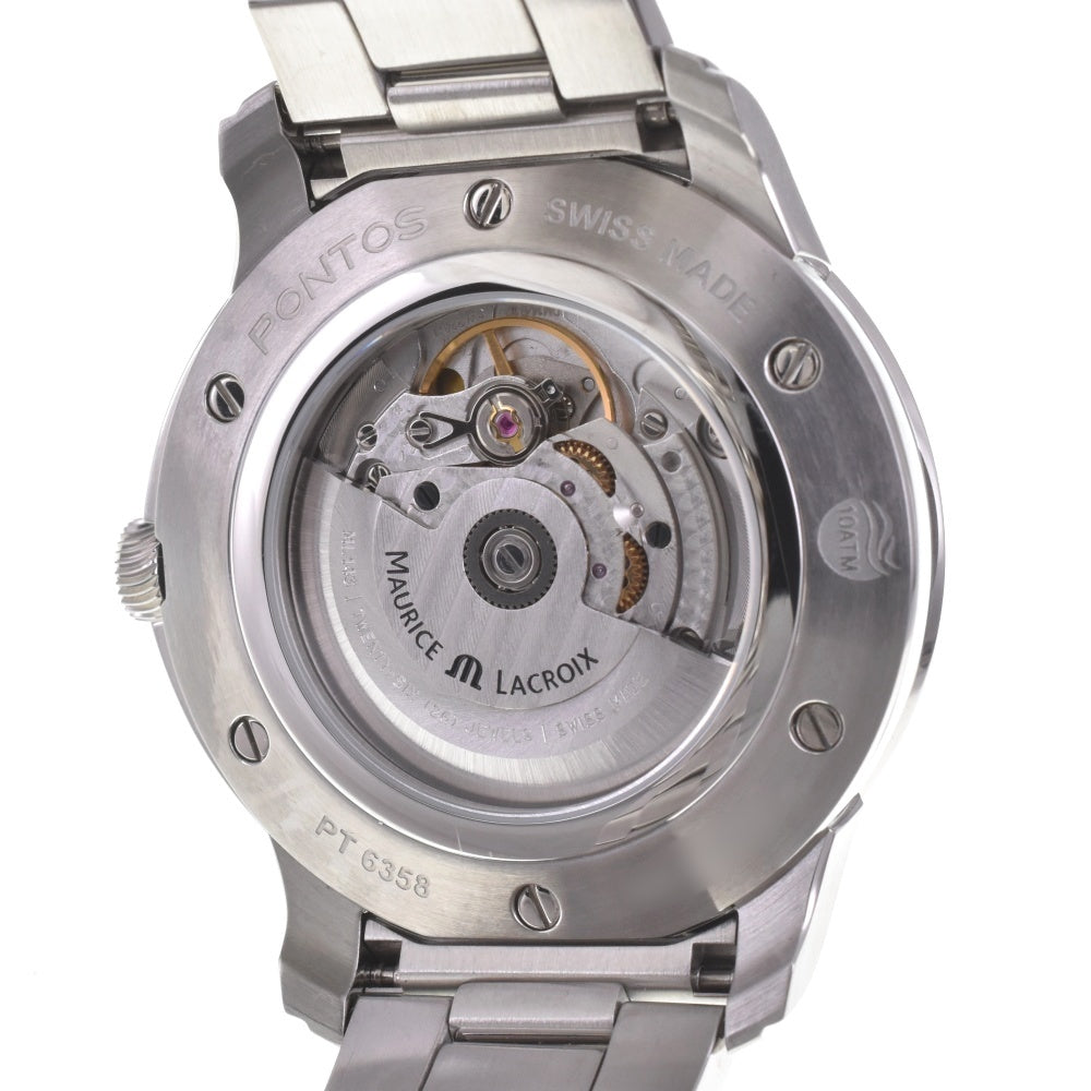 MAURICE LACROIX Pontos PT6358-SS002-130-1 Day date Silver Dial Automatic Men's
 Watch G#142294