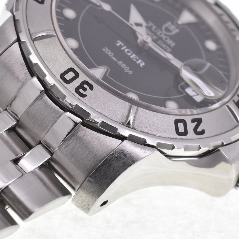 TUDOR Prince Date Hydro Note Tiger 89190 black Dial Automatic Men's
 Watch G#142299