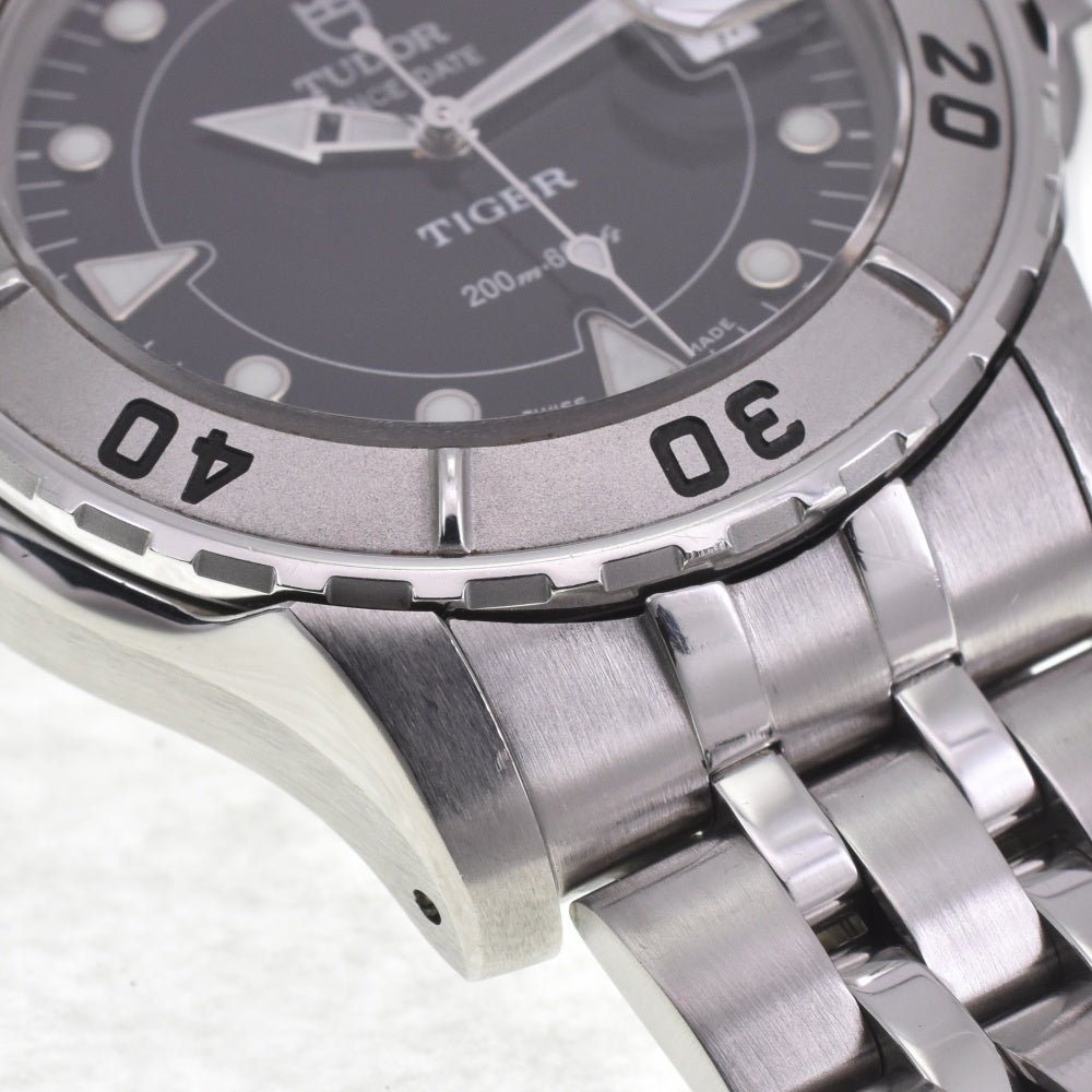 TUDOR Prince Date Hydro Note Tiger 89190 black Dial Automatic Men's
 Watch G#142299