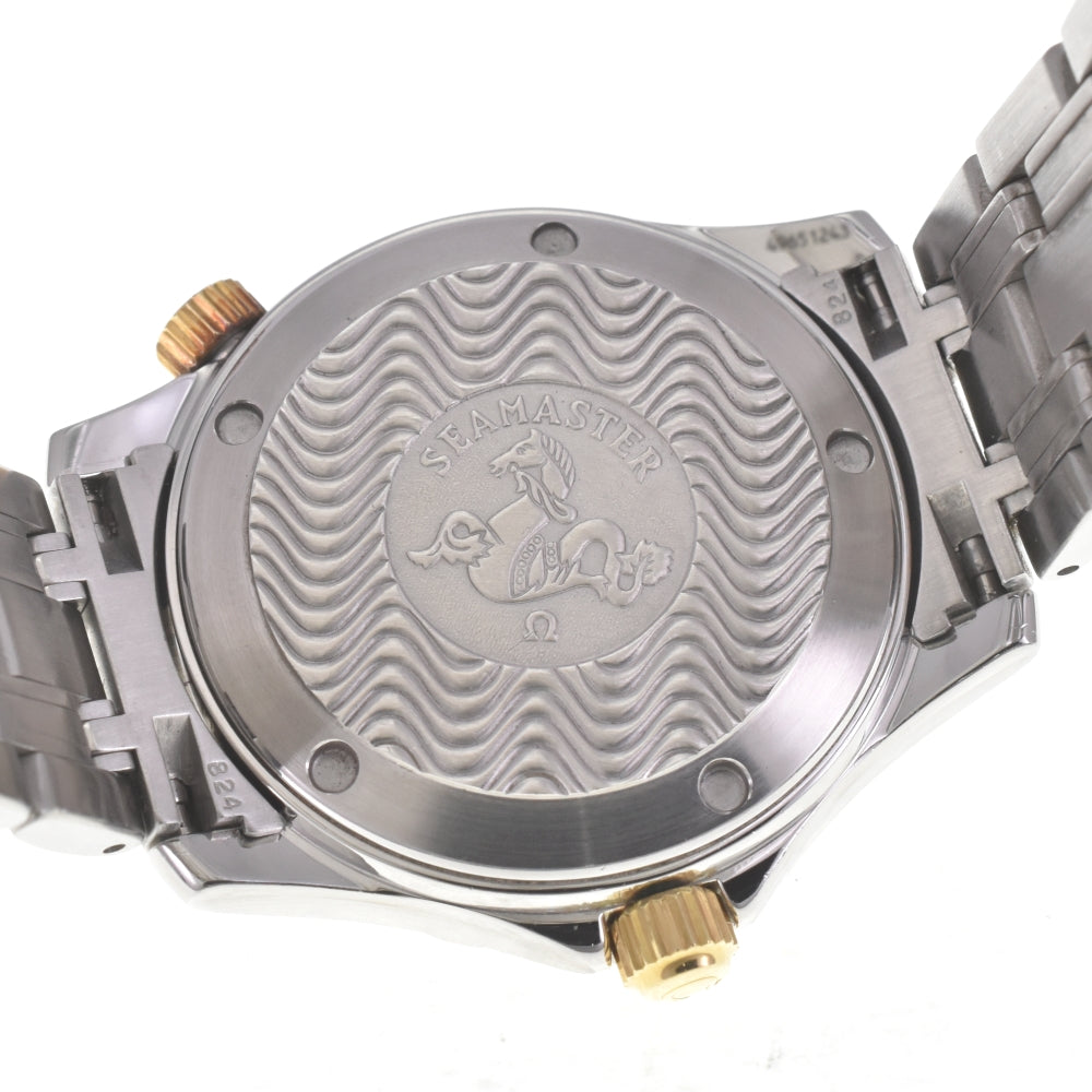 with paper OMEGA Seamaster 300m 2452.20 Stainless Steel/K18YG white Dial Automatic Men's
 Watch G#142307