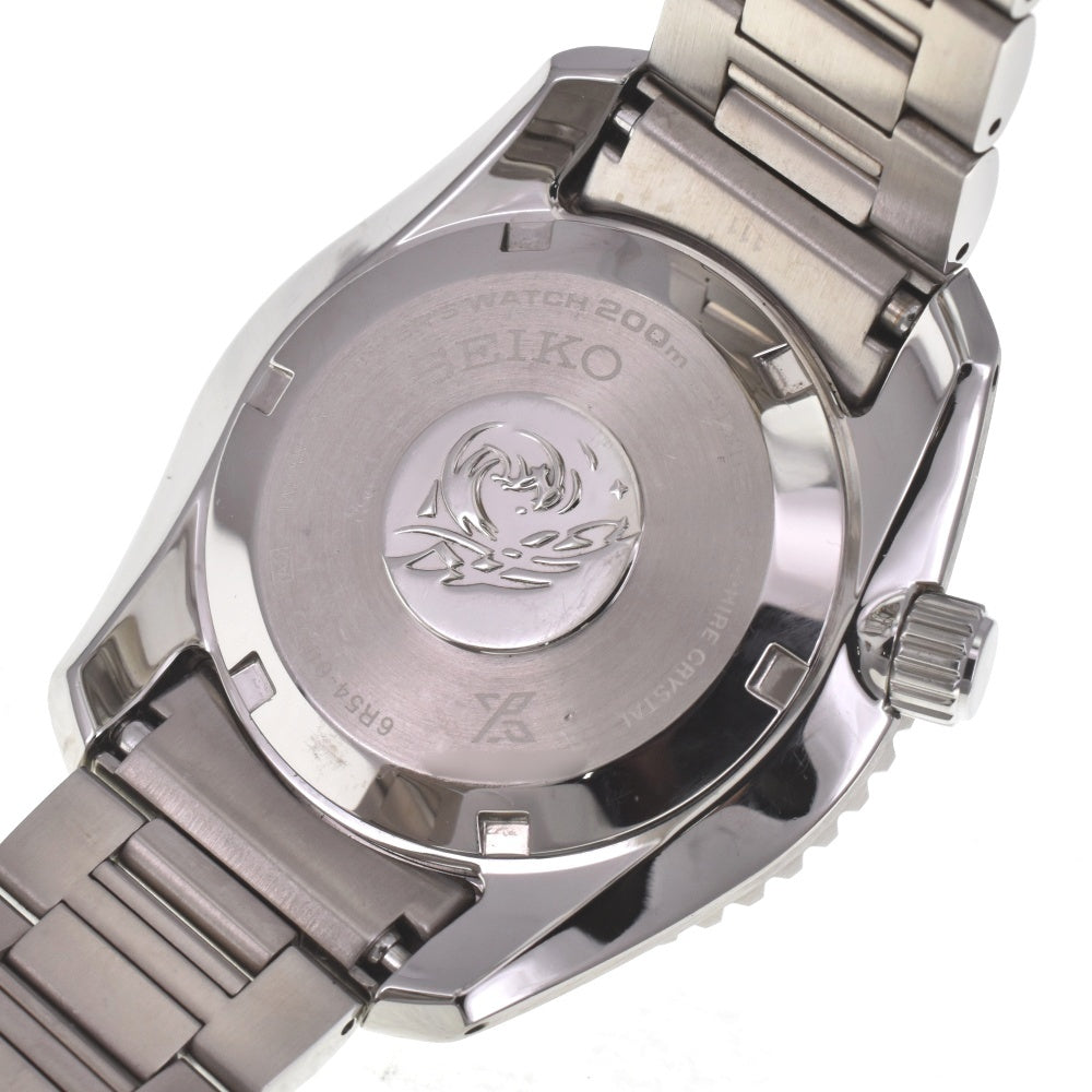 with paper SEIKO Prospex Diver Scuba SBEJ009/6R54-00D0 GMT date green Dial Automatic Men's
 Watch G#142312