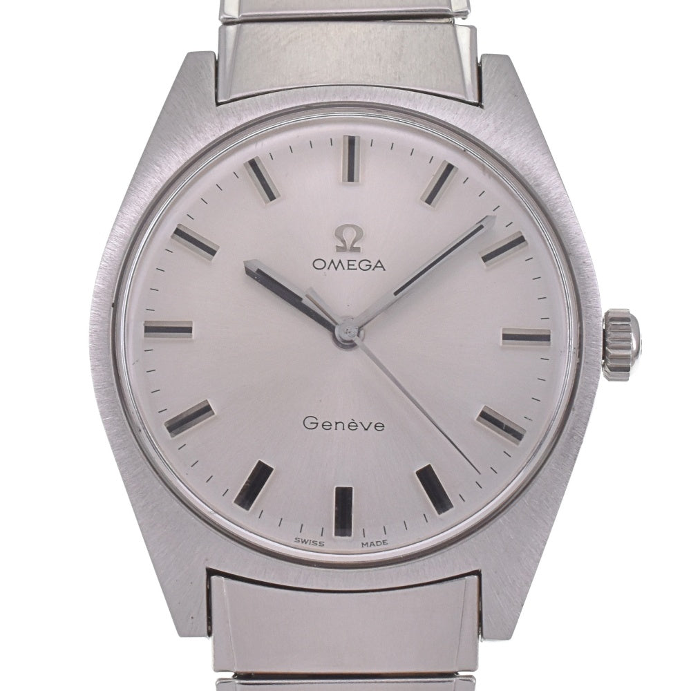 OMEGA Geneva 135.041 vintage Cal.601 Silver Dial Hand Winding Men's
 Watch H#142321