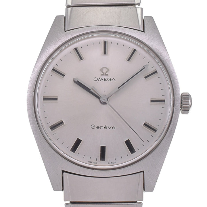 OMEGA Geneva 135.041 vintage Cal.601 Silver Dial Hand Winding Men's
 Watch H#142321