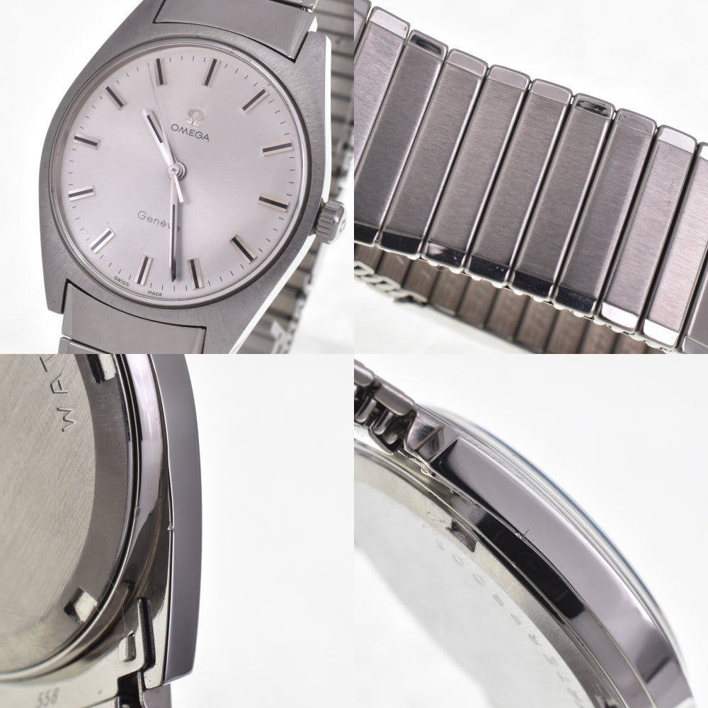OMEGA Geneva 135.041 vintage Cal.601 Silver Dial Hand Winding Men's
 Watch H#142321