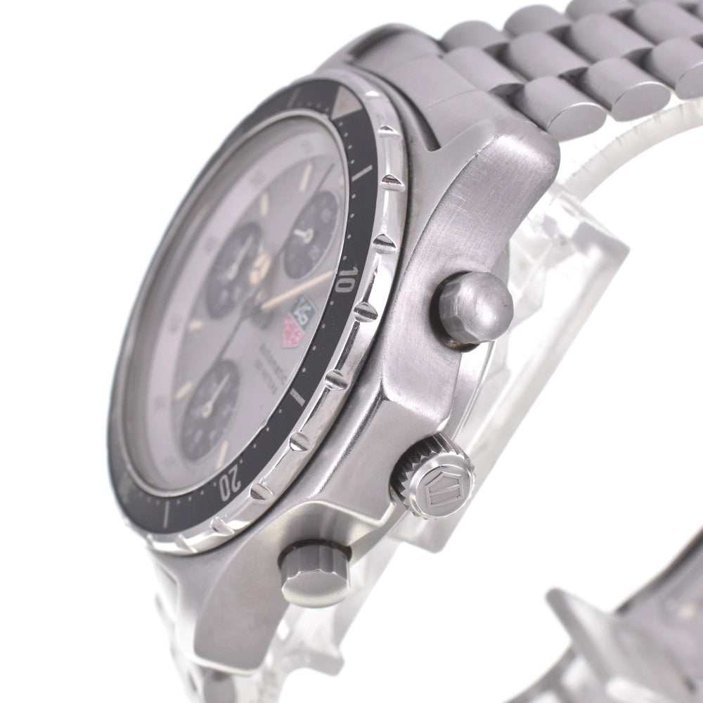 TAG HEUER 2000 series 870.206 vintage Chronograph Date Gray / black Dial Automatic Men's
 Watch G#142322