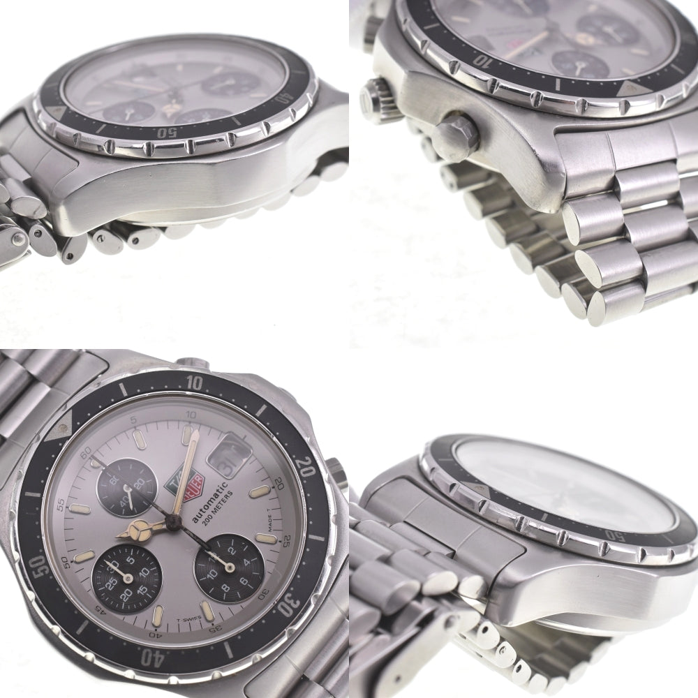 TAG HEUER 2000 series 870.206 vintage Chronograph Date Gray / black Dial Automatic Men's
 Watch G#142322