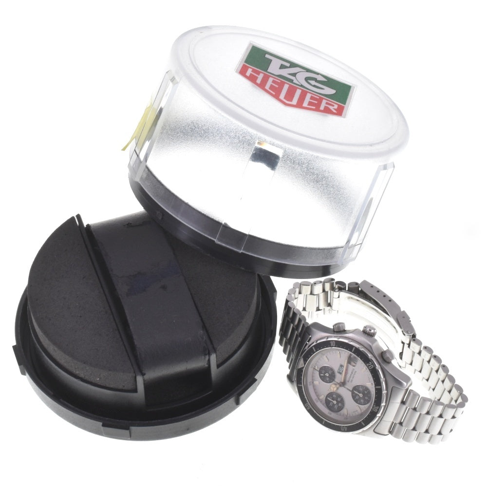 TAG HEUER 2000 series 870.206 vintage Chronograph Date Gray / black Dial Automatic Men's
 Watch G#142322