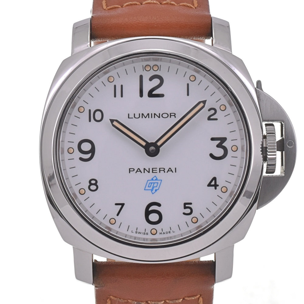 with paper PANERAI Luminor base logo acciaio PAM00630 white Dial Hand Winding Men's
 Watch G#142330