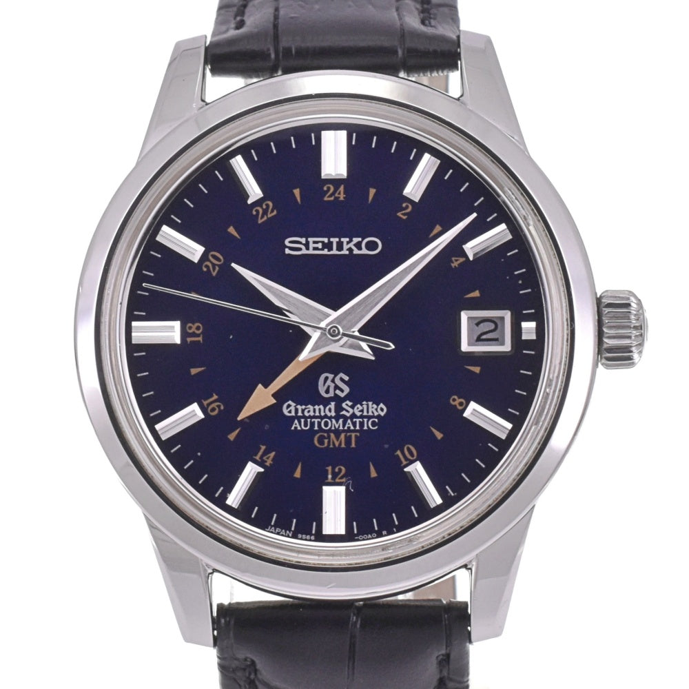 SEIKO Grand Seiko Mechanical GMT 10th Anniversary SBGM031/9S66-00D0 Date Navy Dial Automatic Men's
 Watch G#142333