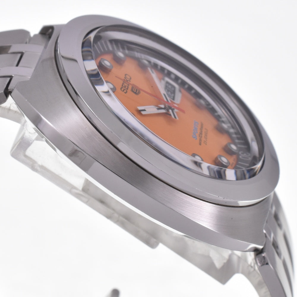 SEIKO Seiko 5 sports 7S36-0060 Day date Orange Dial Automatic Men's
 Watch H#142334