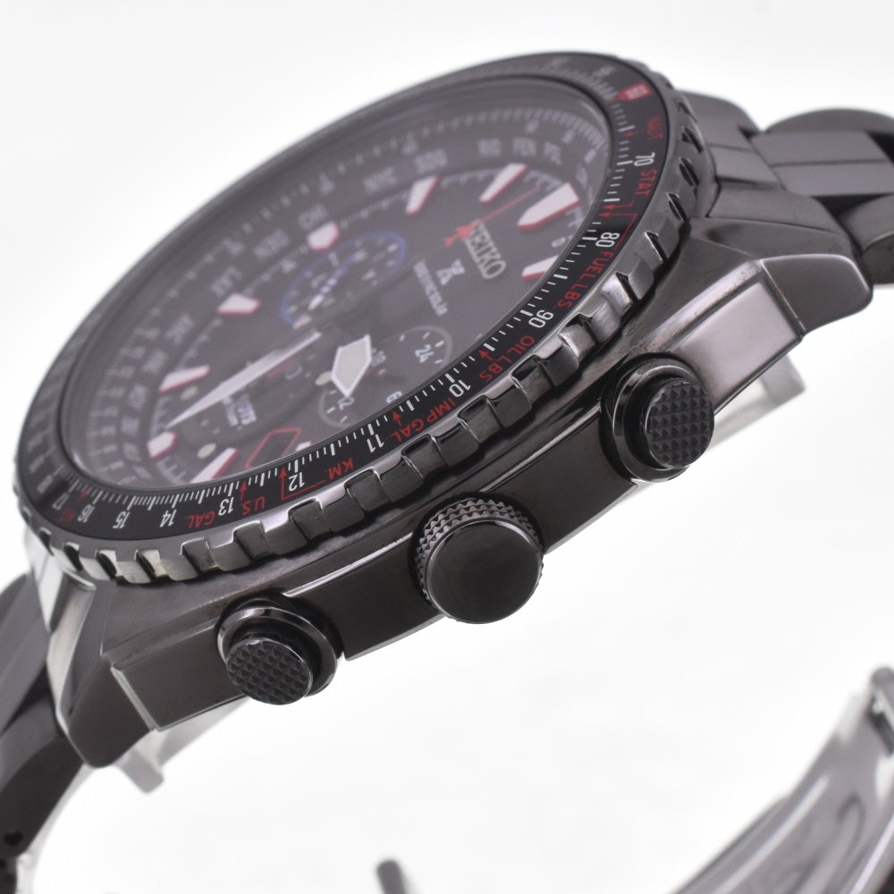 SEIKO Prospex Patriot Jet Team Model SSG007PX/8B92-0AM0 black Dial Radio Sync Solar Men's
 Watch G#142337