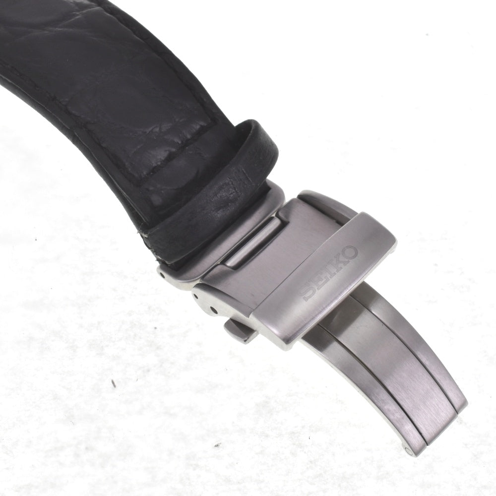 with paper SEIKO Presage enamel dial SARW035/6R27-00L0 Power reserve date white Dial Automatic Men's
 Watch G#142339