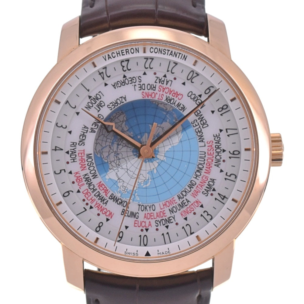 with paper VACHERON CONSTANTIN Patrimony Traditional World Time 86060/000R-9640 white/blue Dial Automatic Men's
 Watch Z#142346