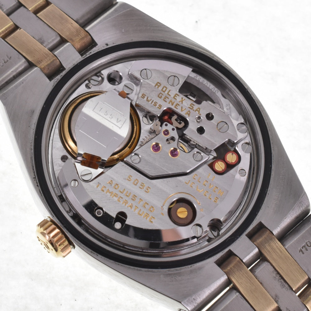 ROLEX Oyster Quartz DATEJUST 17013 vintage Stainless Steel/YG Cal.5035 Champagne Dial Quartz Men's
 Watch H#142348