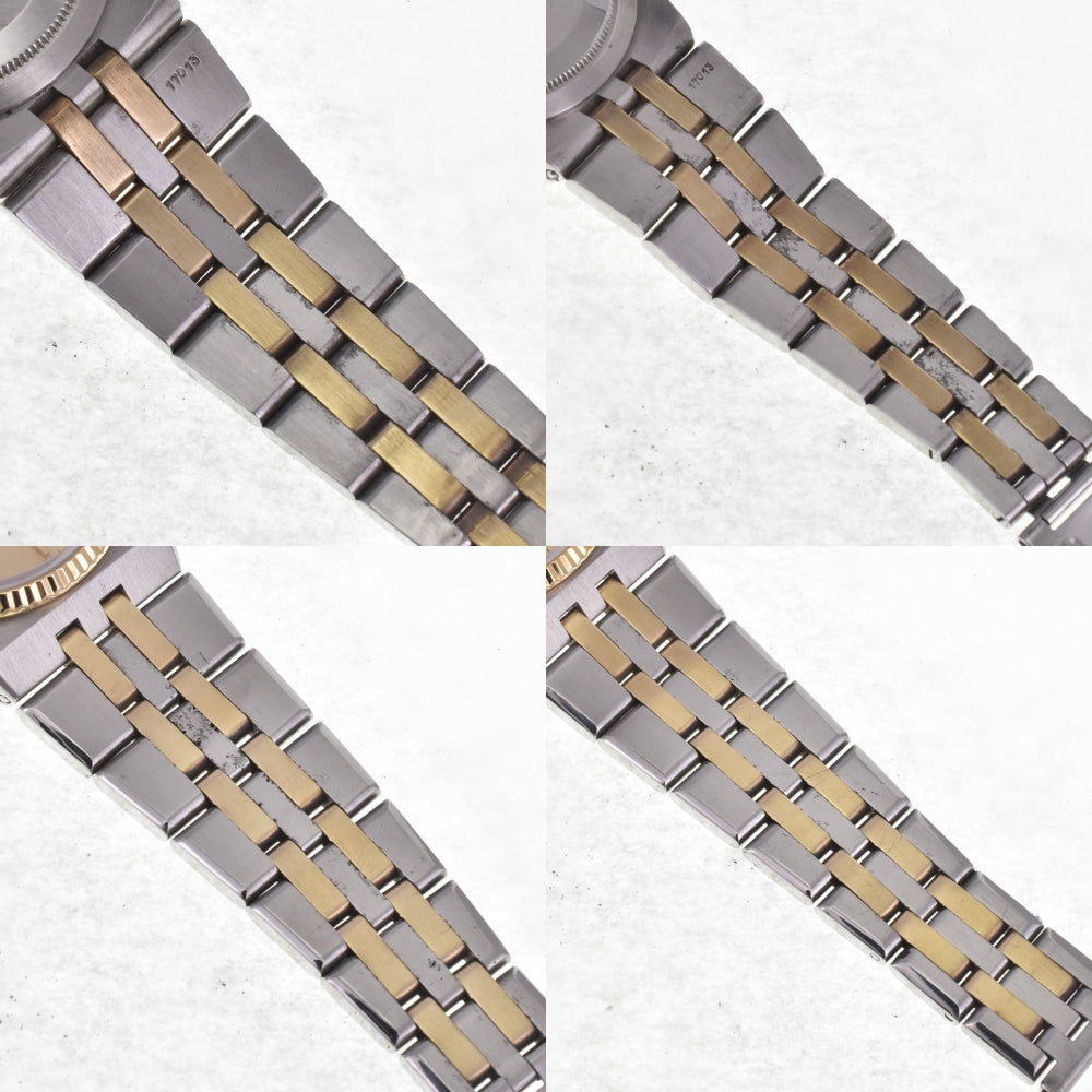 ROLEX Oyster Quartz DATEJUST 17013 vintage Stainless Steel/YG Cal.5035 Champagne Dial Quartz Men's
 Watch H#142348