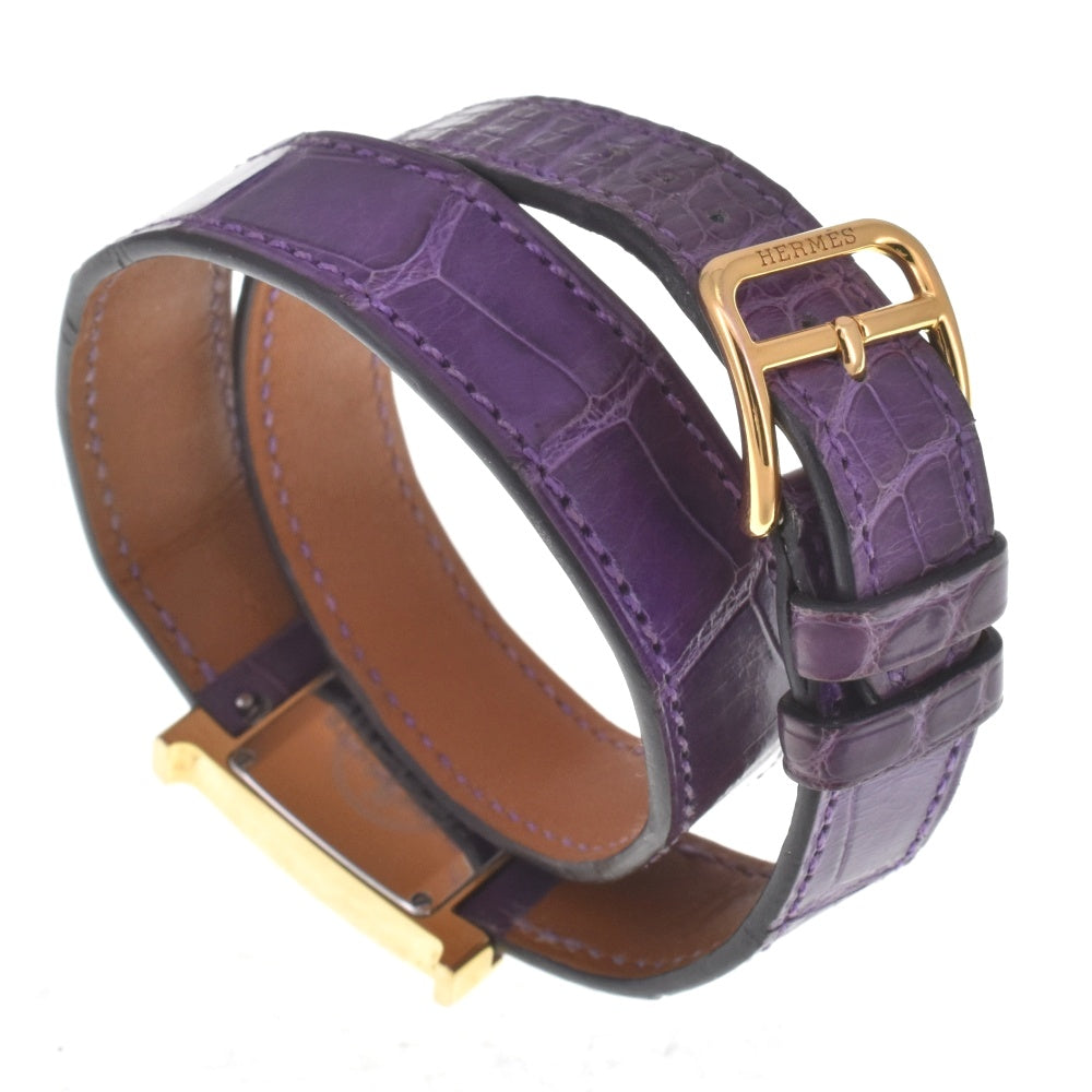 HERMES H watch HH1.201 Dubrutur white Dial Quartz Ladies
 Watch G#142355