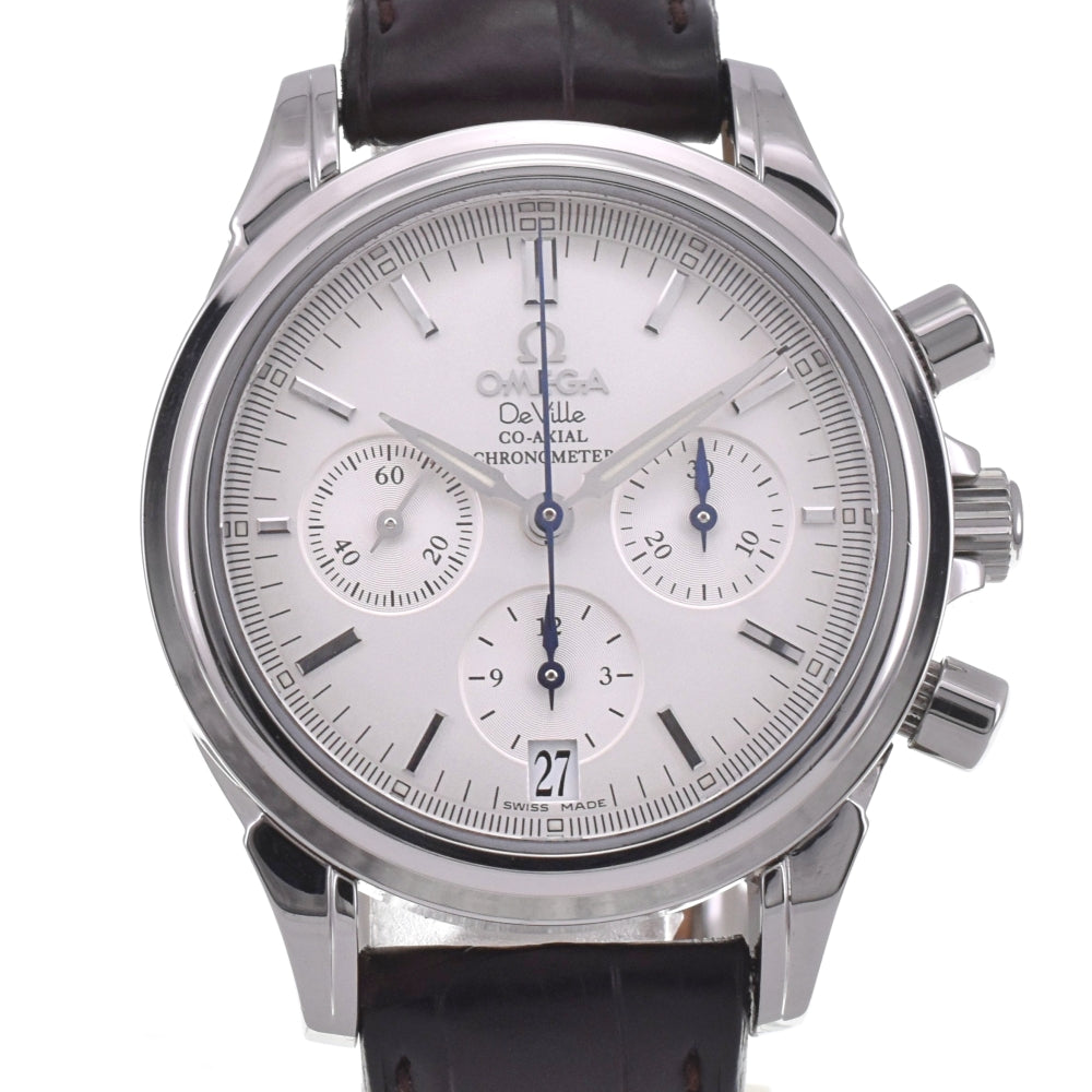 OMEGA De Ville CO-AXIAL 4872.31.32 Chronograph Date Silver Dial Automatic Ladies
 Watch H#142362
