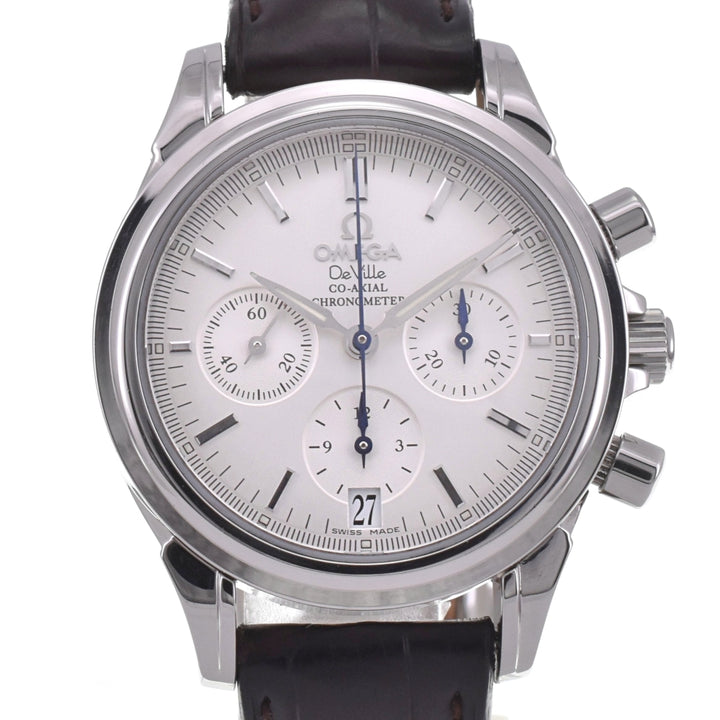 OMEGA De Ville CO-AXIAL 4872.31.32 Chronograph Date Silver Dial Automatic Ladies
 Watch H#142362