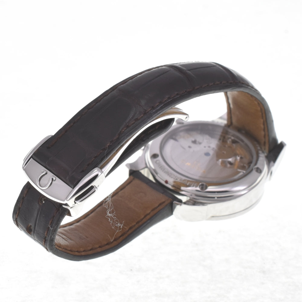 OMEGA De Ville CO-AXIAL 4872.31.32 Chronograph Date Silver Dial Automatic Ladies
 Watch H#142362